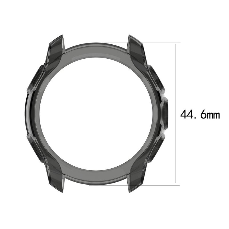 Disscool Silicone Case for Garmin Forerunner 245/245M, Soft Anti Drop TPU Protective Cover Garmin Forerunner 245/245M(TPU Black) - Image 5